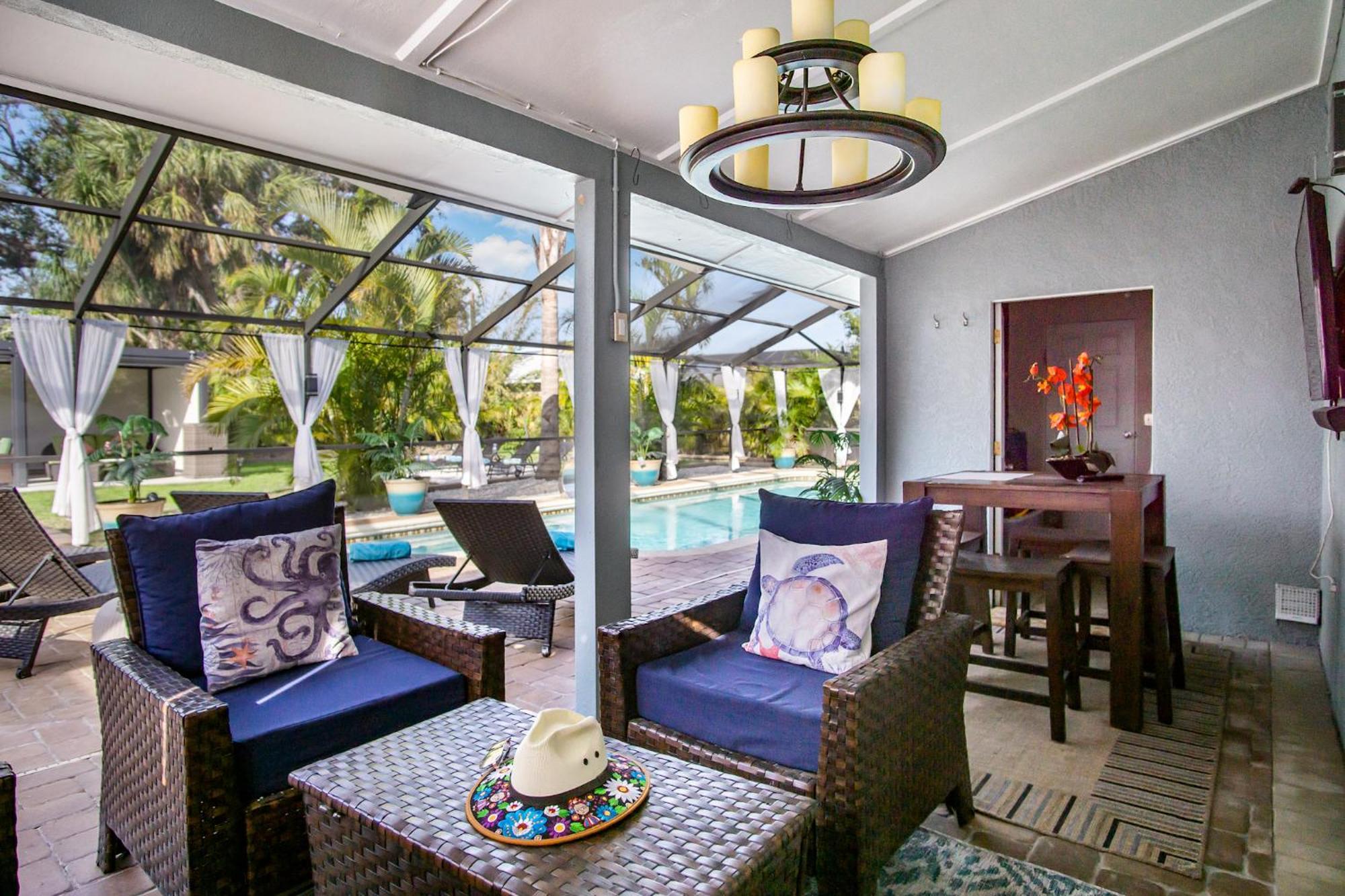 Beach Cottage With Heated Pool Just Off Siesta Key Sarasota Luaran gambar